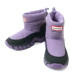 HUNTER イントレピッドワンダラーショートスノーブーツ UK5 約24．0cm ライトパープル UFS7119WWU SAランク 65のサムネイル