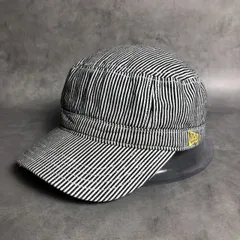 PQ450◇NEWERA : GOLF ヒッコリー ワークキャップ◇黒/白 ニューエラゴルフのサムネイル