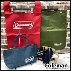 Coleman  コールマン　保温冷ランチトート/エコバック/ウエストポーチ/ビックトート　4種まとめ売り　 現状品　景品　YMT6-039-08-60のサムネイル