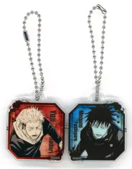 【中古】キーホルダー 虎杖悠仁＆伏黒恵 サイドマグネットキーホルダー 「呪術廻戦」 ジャンプショップ限定