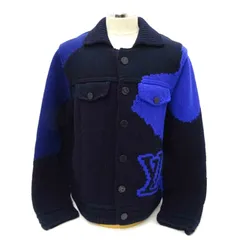 LOUIS VUITTON ◇ヴァージルアブローLV刺繍インタルシアボタン ニットカーディガン/XL RM202M UTF HJN06W Aランク 69のサムネイル