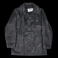 Schott 740N PEAJACKET/レザーピーコート/90's/USA製/OLD 740N ABランク 69のサムネイル