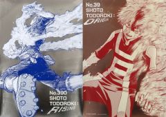 ヒロアカ原画展A2アートポスター2枚セット【轟焦凍：オリジン
