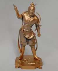 【中古】トレーディングフィギュア 執金剛神(金箔雅趣カラー) 「カプセルQミュージアム 日本の至宝 仏像立体図録 IV 奥深き造仏の世界編」
