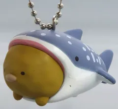 【中古】キーホルダー ジンベエザメのきぐるみを着たとんかつ 「すみっコぐらしと沖縄美ら海水族館のいきものたち マスコットボールチェーン」