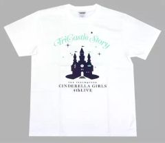 [중고] 티셔츠 (캐릭터) 아이돌 마스터 신데렐라 걸즈 공식 티셔츠 화이트 XL 사이즈 [THE IDOLM @ STER CINDERELLA GIRLS 4thLIVE TriCastle Story -Brand new Castle-]
