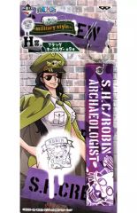[중고]키홀더 마스코트(캐릭터) 로빈(보라색) 플래그키홀더 [이치반쿠지 원피스~military style~] H상