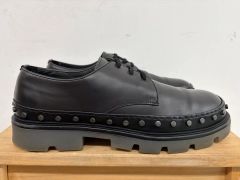 未使用級 HARE ハレ プレーントゥZIPシューズ 26.5 ブラック - メルカリ