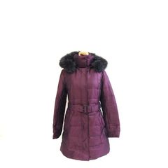 新品未使用 BURBERRYグレー フード付き ロングダウンジャケット - メルカリ
