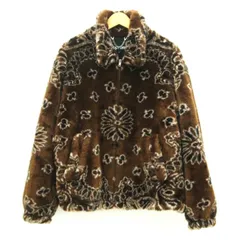 SUPREME SUPREME バンダナ フェイクファー ジャケット BR ABランク 78のサムネイル