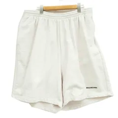 BALENCIAGA ロゴ刺繍ワイドスウェットハーフパンツ TMVF5 9784 ABランク 82のサムネイル