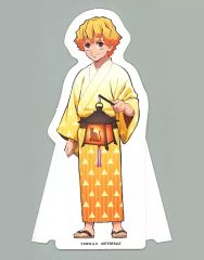 【中古】雑貨 我妻善逸 POPスタンド 「鬼滅の刃 祭日和-まつりびより-」 ラリーゲーム 炭治郎たちのお祭りねこさがし 参加賞