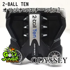 【中古】レフティーパター オデッセイ 2-BALL TEN オリジナルスチール[34]  3 パター スチールカーボンシャフト おすすめ メンズ 左 [3748]のサムネイル