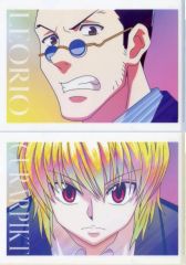[중고] 클리어 파일 레오리오 & 크라피카 Ani-Art clear label 제3탄 클리어 파일 세트 [HUNTER×HUNTER Ani-Art 애니메이트 페어 in 2023]
