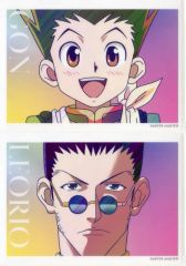 [중고] 클리어 파일 집합 Ani-Art clear label 제2탄 A4 클리어 파일 세트 [HUNTER×HUNTER Ani-Art 애니메이트 페어 in 2022 Winter]