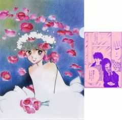 [중고] 클리어 파일 8. 월의 밤 별 아침 A4 클리어 파일 & 엽서 [이치 반 쿠지 V 리본코 메모리얼 ~ 리본 60th Anniversary ~] 클리어 파일 & 엽서 세트 상