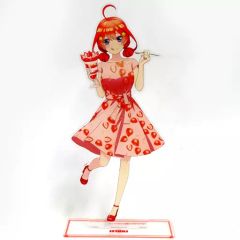 [중고] 아크릴 스탠드 아크릴 패널 나카노 오월 신작 일러스트 과일 원피스 ver. 특대 아크릴 스탠드 [영화 오등분의 신부]