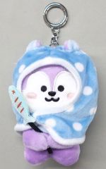 [중고] 봉제인형 마스코트 봉제인형 배지 MANG(제이호프) 담요 착용형 키링(CAMPFIRE) [BT21]