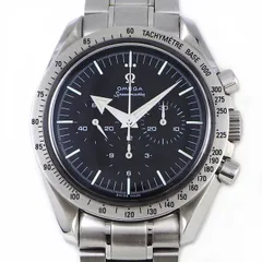 オメガ OMEGA 腕時計 スピードマスター ファーストレプリカ 3594.50 クロノグラフ タキメーター スモールセコンド 夜光針 夜光インデックス ブラック文字盤 SS 手巻き 【中古】のサムネイル
