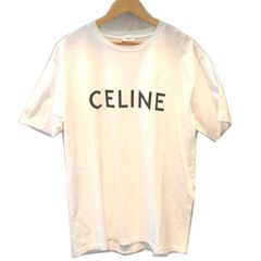 極美品✨セリーヌ CELINE Tシャツ センターロゴ 洗える ホワイト 白 
