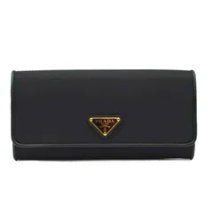 PRADA テスートナイロントライアングジップ長財布/ネロ 1MH132 Sランク 89