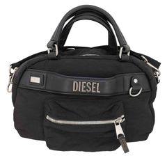 DIESEL】ユニセックス ナイロン モノグラム ミニメッセンジャーバッグ