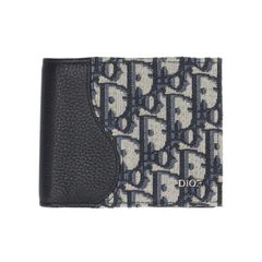Dior Saddle/오브리크 2개 접기 지갑 2ADBS306YKS A랭크 91