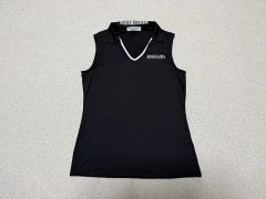 CPG GOLF ノースリーブ ポロワンピース ブラック - メルカリ