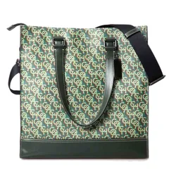 COACH グラハムストラクチャードトートバッグ/グリーン CE749 Aランク 76