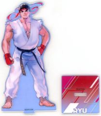 [중고] 아크릴 스탠드 아크릴 패널 류 (스트리트 파이터 2) 홀로그램 아크릴 스탠드 [CAPCOM STORE ALL CAPCOM Artworks by 실전 치세이]