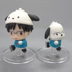 ユーリ!!! on ICE×サンリオ 勝生勇利＆ポチャッコ 缶バッジ - メルカリ