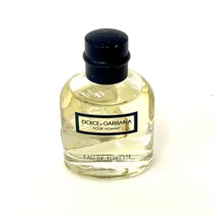 KS0348 新品未使用！ DOLCE＆GABBANA ドルチェ＆ガッバーナ プールオム EDT オードトワレ ミニ香水 フレグランス ボトル 4.5mlのサムネイル