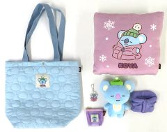 [중고] 상품 세트 KOYA(아르엠) 2025 BT21 Happy Bag(해피 가방) 함께 외출! 퀼팅 디자인 [BT21] LINE FRIENDS SQUARE SHIBUYA·로프트 한정