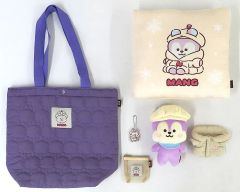 [중고] 상품 세트 MANG(제이 호프) 2025 BT21 Happy Bag(해피 가방) 함께 외출! 퀼팅 디자인 [BT21] LINE FRIENDS SQUARE SHIBUYA·로프트 한정