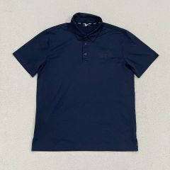 ARC'TERYX ポロシャツ ネイビー M スナップボタン テック系 - メルカリ