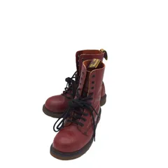 Dr.Martens 10ホールレースアップブーツ/チェリーレッド 1490 Bランク 09のサムネイル