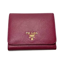 PRADA サフィアーノ メタルロゴ ウォレット 1MH176 BCランク 52