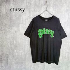 ステューシー stussy 折れクラウン tシャツ XL 黒色 - メルカリ