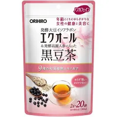 オリヒロ エクオール高麗人参入り黒豆茶 20袋のサムネイル