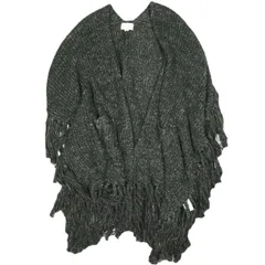 DENIM&SUPPLY デニムアンドサプライ フリンジニットポンチョ 288629691001 M/L CHARCOAL GRAY Ralph Lauren ラルフローレン ローゲージ アウター g26858のサムネイル
