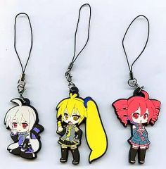 弱音ハク 亞北ネル 重音テト ラバーストラップ3点セット ホビー