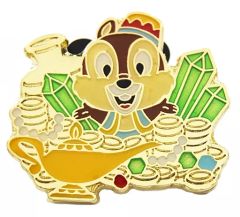 [중고] 배지 핀스 칩 핀 배지 [칩과 데일] 도쿄 디즈니 씨 아부즈 바자르 미니 게임 경품