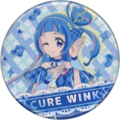 【中古】バッジ・ピンズ キュアウインク(ウインク) 「キミとアイドルプリキュア♪展～”キミ”と会える瞬間(とき)!～ トレーディング缶バッジ」