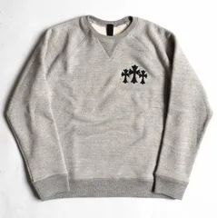【最高級】CHROME HEARTS【ULTRA HEAVY FLEECE 7-11 CREW NECK】M クロムハーツ スウェット クロスパッチ 26060111のサムネイル