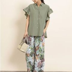 美品】スコットクラブ ヤマダヤ サイドフリルオーバーブラウス - メルカリ