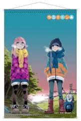 B010 未使用品 ゆるキャン　きらら展限定　B2タペストリー ゆるキャン△ B2タペストリー 「まんがタイムきらら展」きらら