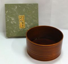 M[宅60]1091 昇峰 作 茶碗 浅黄交趾 龍の落し子 清昌堂やました 共箱 