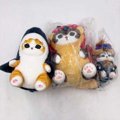[3체 세트] 모프샌드 몬스터 헌터 콜라보 봉제인형 [리오레우스(BIG) 아오아시라] + 상어 냥