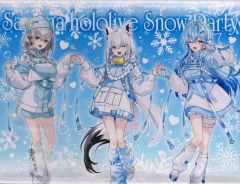 ホロライブ タペストリー 雪花ラミィ 白銀ノエル 白上フブキ 狭山