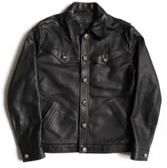 【最高級】CHROME HEARTS【CLASSIC JEAN VJ】M クロムハーツ シルバー レザー ウエスタン ジャケット 牛革 26060109のサムネイル